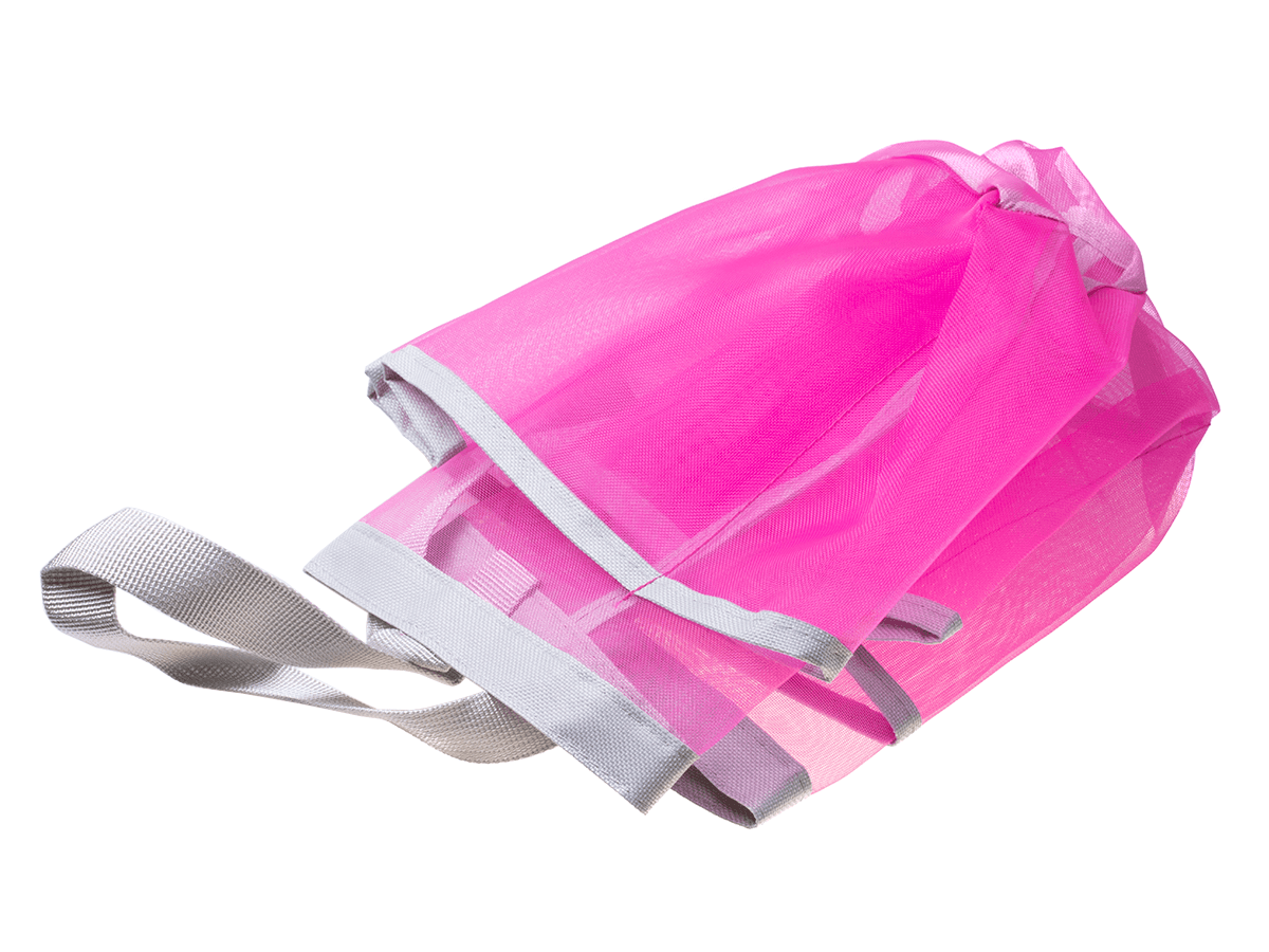 Beach bag net for beaches toys - pink