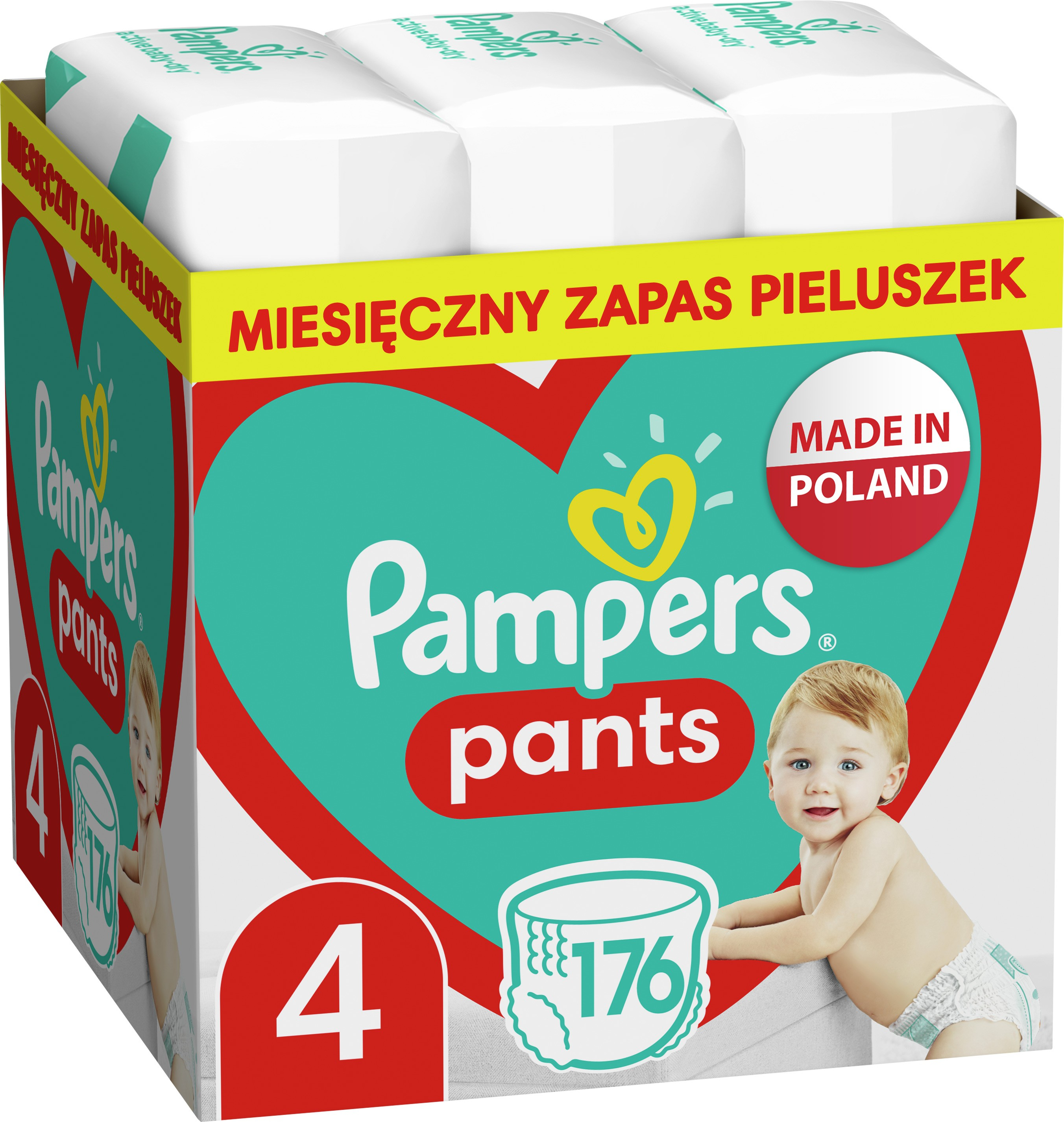 Pampers Pants Boy/Girl 4 176 ks od ninex.cz