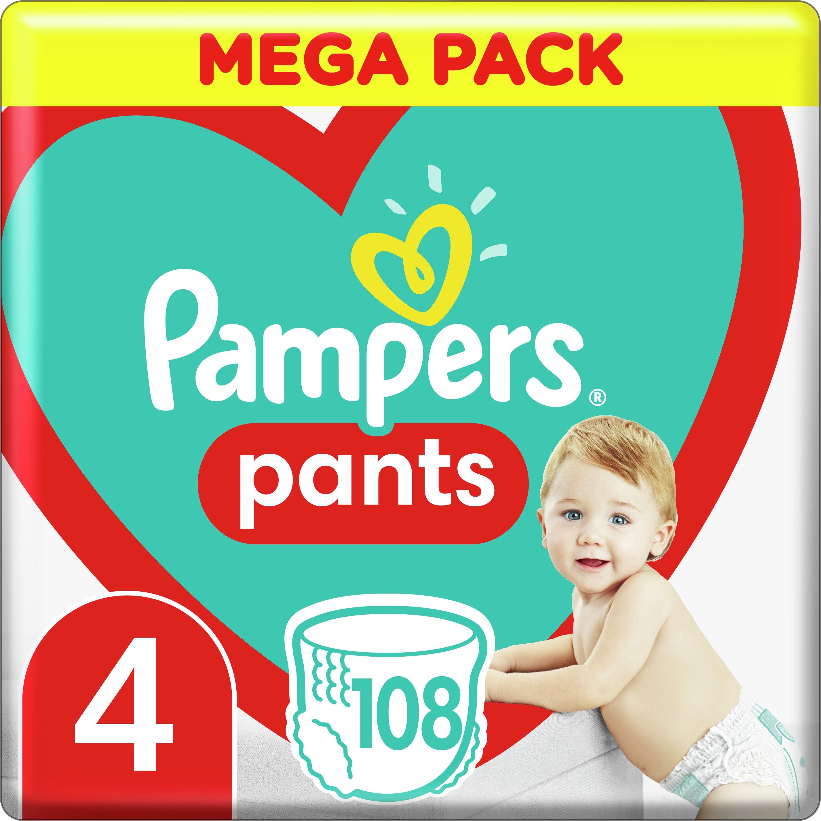 Pampers Pants Boy/Girl 4 108 ks od ninex.cz