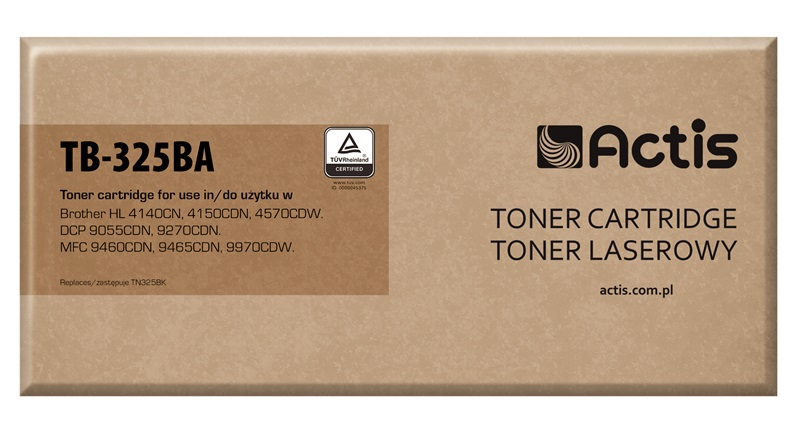 toner Actis TB-325BA pro tiskárnu Brother; Výměna Brother TN-325BK; Standard; 6000 stran; Černá od ninex.cz