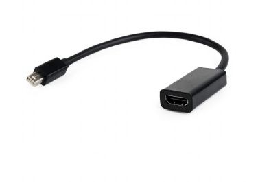 Gembird A-MDPM-HDMIF-02 adaptér video kabelu Mini DisplayPort HDMI Typ A (standardní) Černá od ninex.cz
