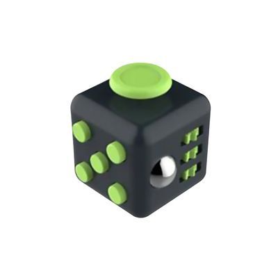Antistresová kostka Fidget Cube Black / Green od domeshop.cz