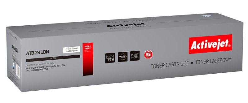 Toner Activejet ATB-241BN pro tiskárnu Brother; Výměna Brother TN-241BK; Nejvyšší; 2500 stran; Černá od ninex.cz