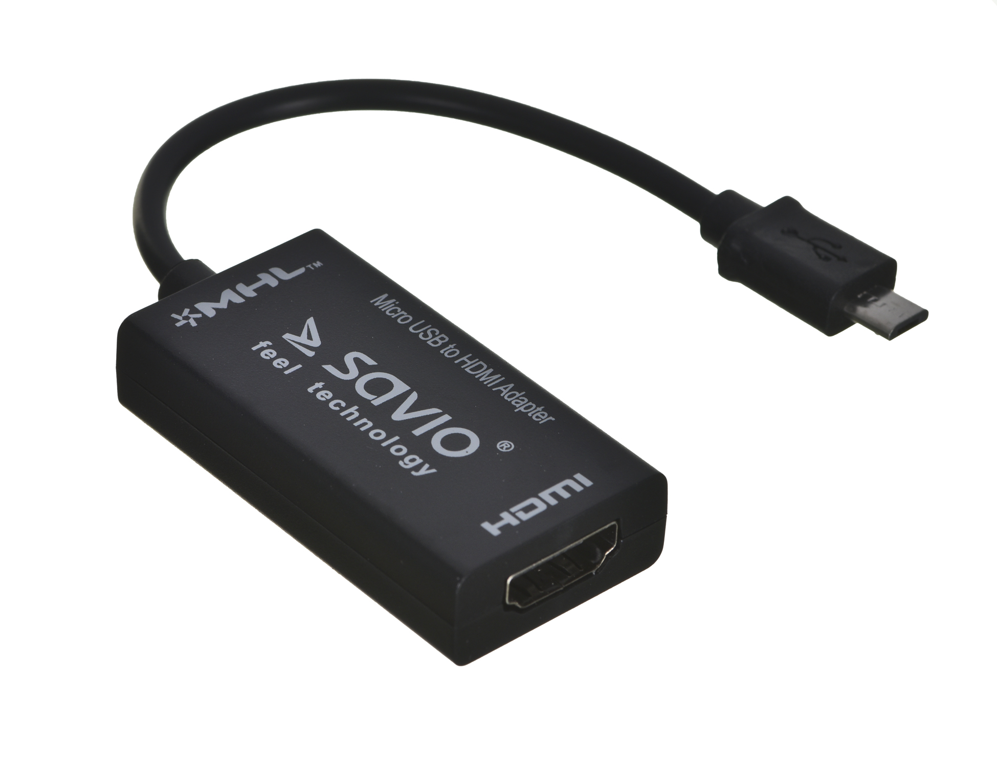 Savio CL-32 kabelové rozhraní/gender adaptér Micro-USB 5pin HDMI Black od ninex.cz