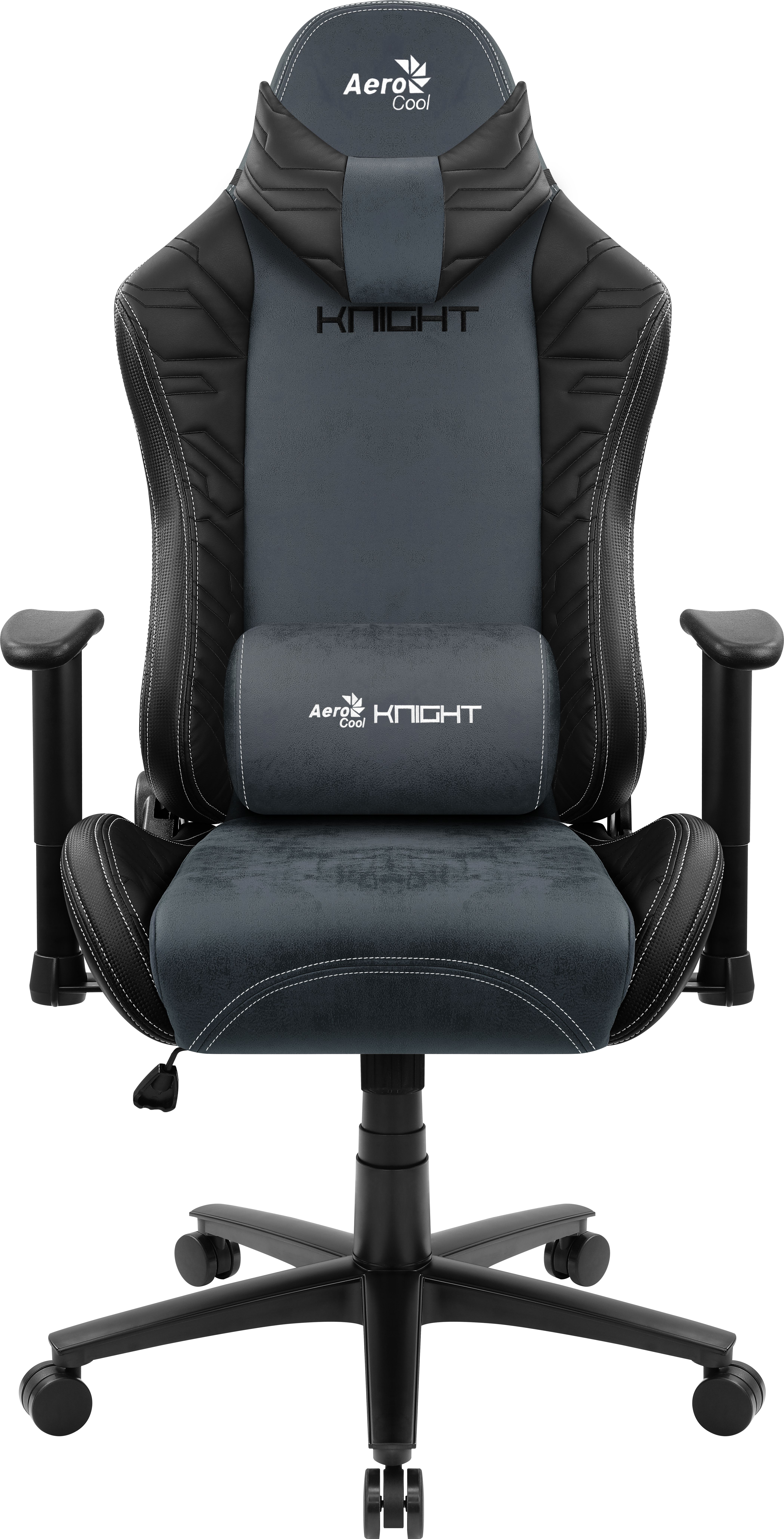 Aerocool KNIGHT AeroSuede Univerzální herní židle Black, Blue od ninex.cz