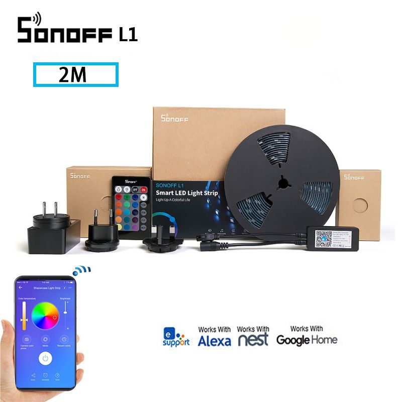 Chytrý SONOFF L1 RGB 2m LED pásek od domeshop.cz