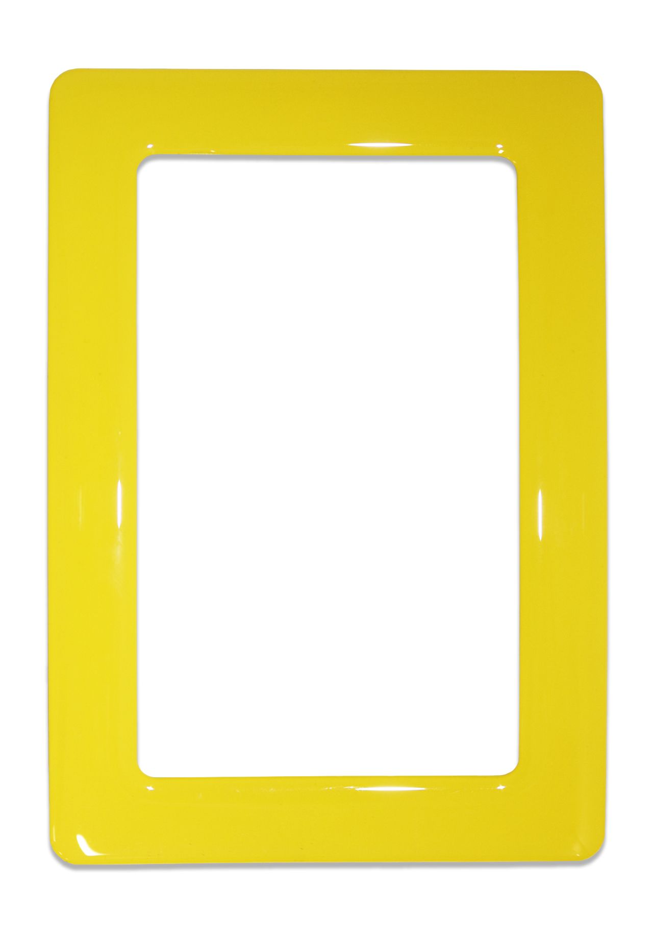 Magnetický samolepící rámeček rozměr 13,0 × 8,1 cm - žlutý od domeshop.cz