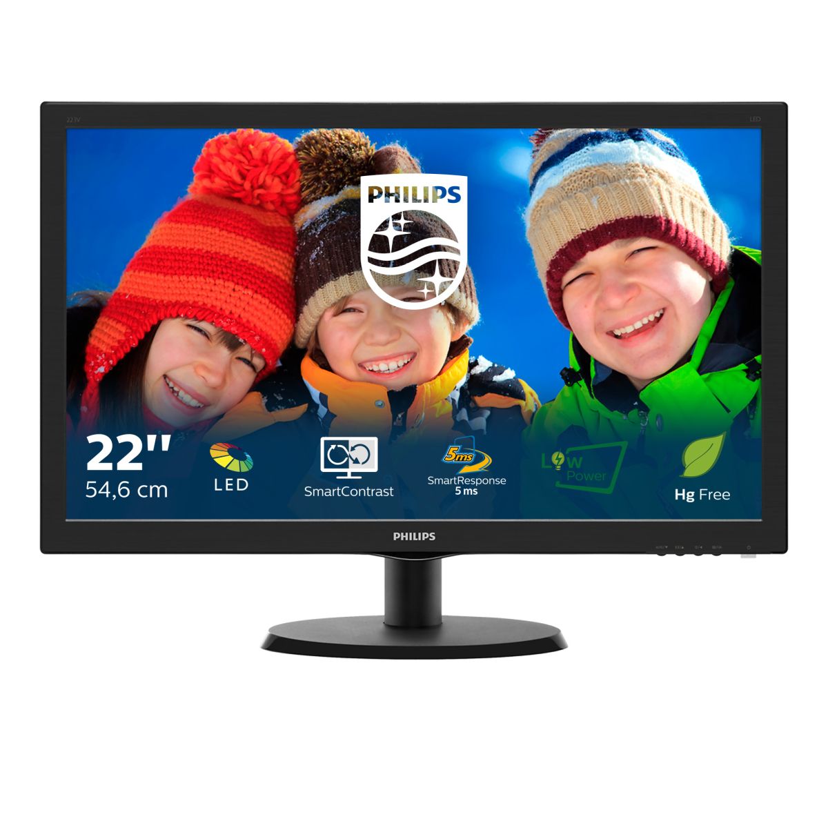 LCD monitor Philips V Line se SmartControl Lite 223V5LSB/00 od ninex.cz
