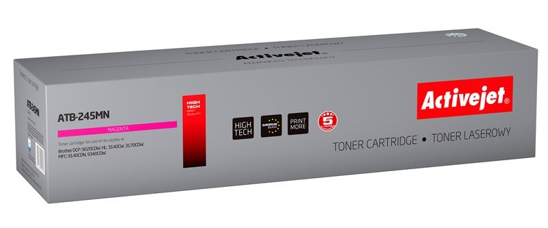 Toner Activejet ATB-245MN pro tiskárnu Brother; Výměna Brother TN-245M; Nejvyšší; 2200 stran; purpurová od ninex.cz