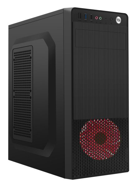 Gembird ATX pouzdro Fornax 150R USB 3.0 červený ventilátor Desktop Black od ninex.cz