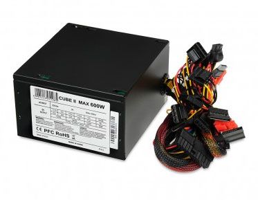 Napájecí jednotka iBox CUBE II 600 W ATX Black od ninex.cz