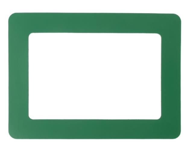 Magnetický samolepící rámeček rozměr 19,0 x 23,8 cm - zelený od domeshop.cz