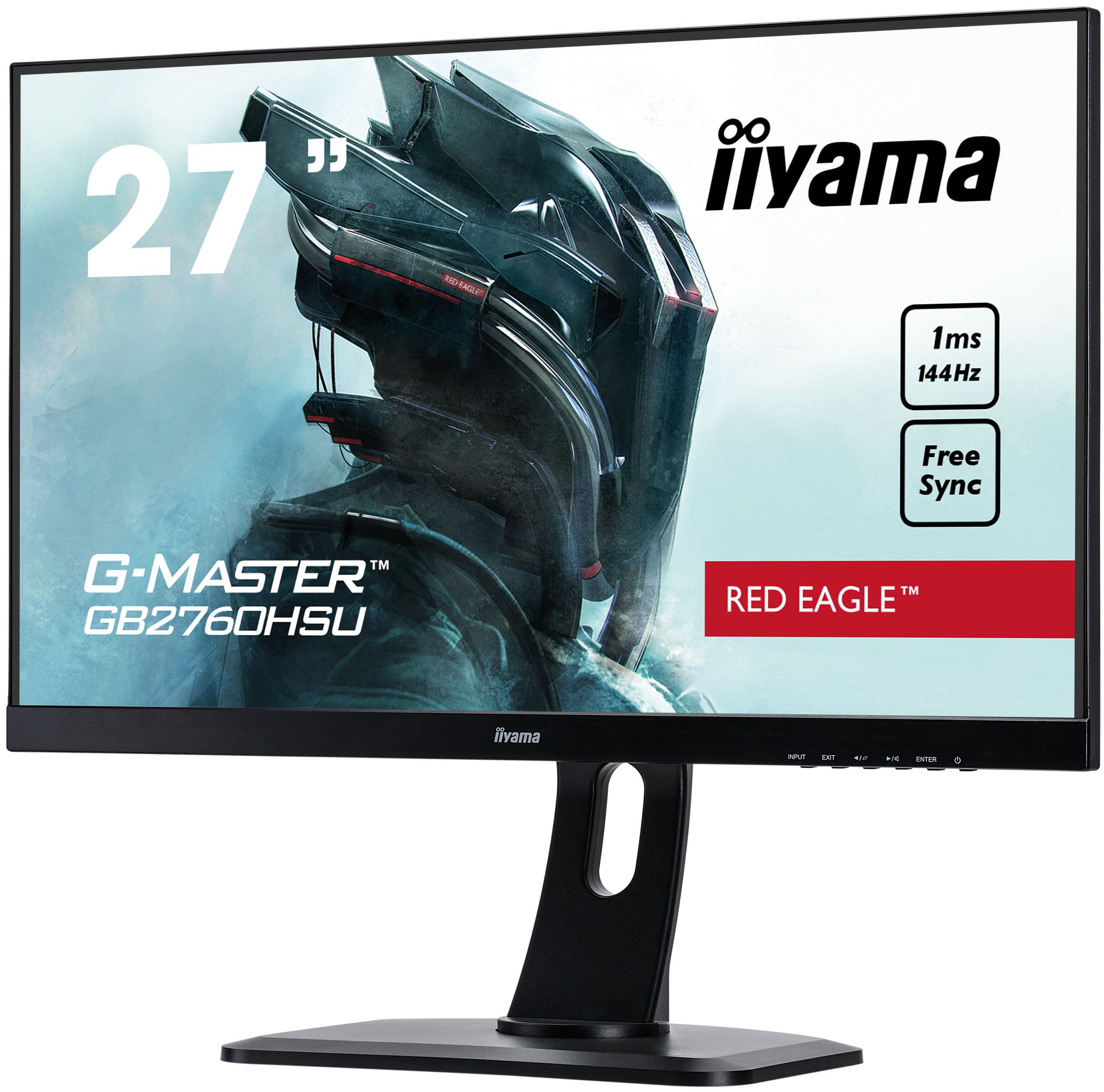 Počítačový monitor iiyama G-MASTER GB2760HSU-B1 68,6 cm (27") 1920 x 1080 pixelů Full HD LED černá od ninex.cz