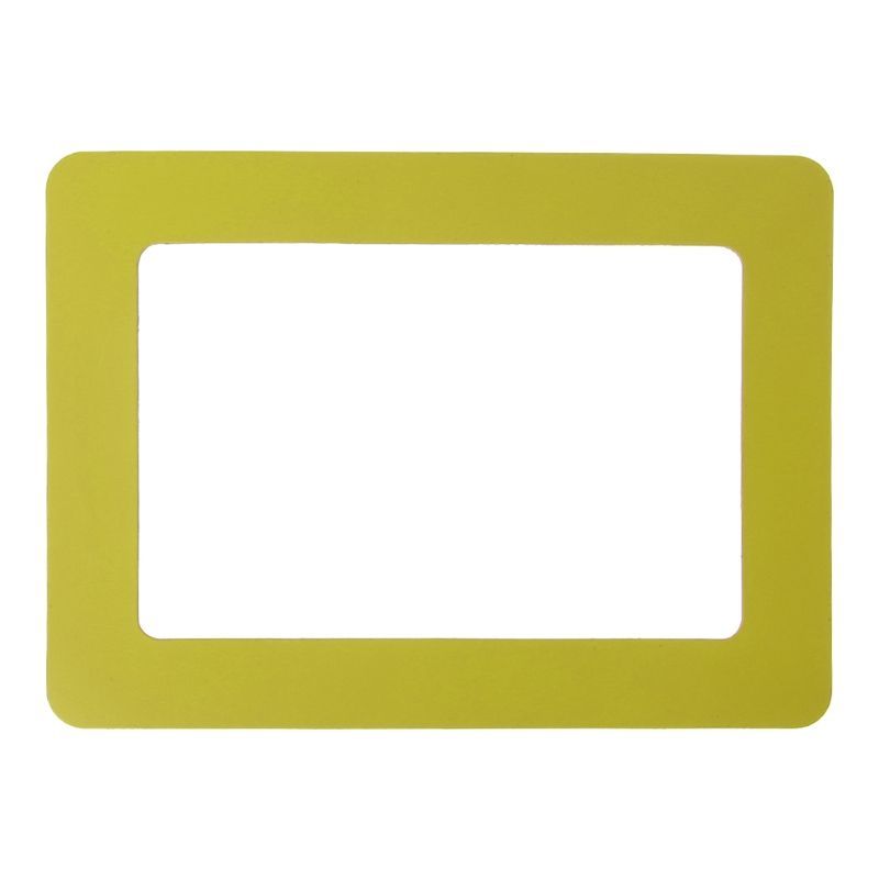 Magnetický samolepící rámeček rozměr 12,3x8,1cm - žlutý od domeshop.cz