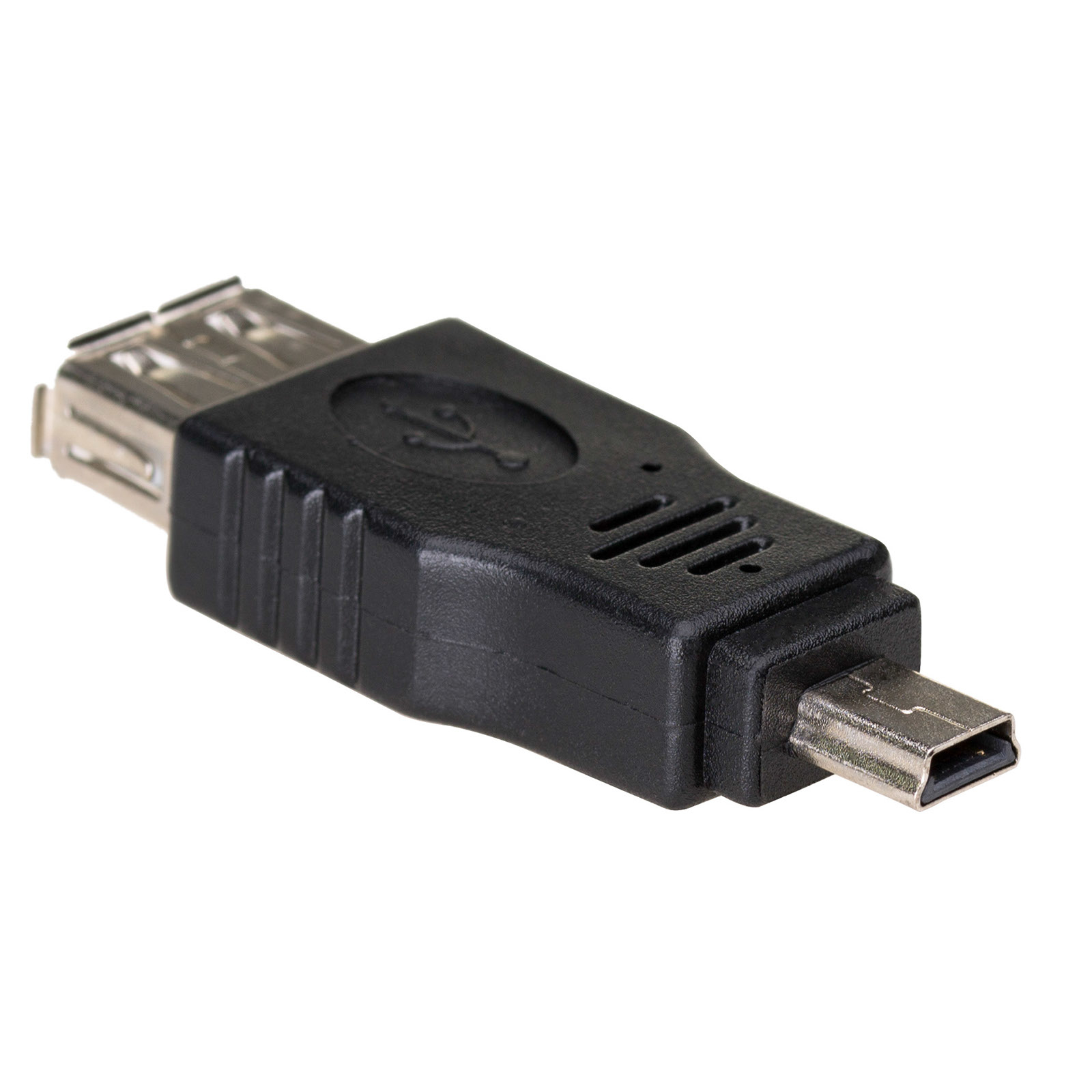 Akyga adaptér AK-AD-07 USB-AF/miniUSB-B (5kolíkový) USB A USB mini B 5kolíkový černý od ninex.cz
