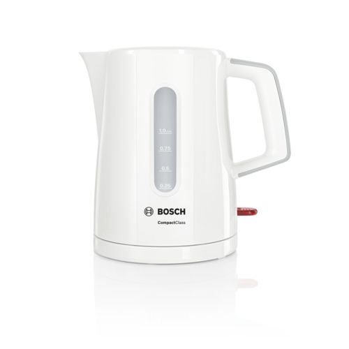 Bosch CompactClass TWK3A051 electric kettle 1 L Grey,White 2400 W