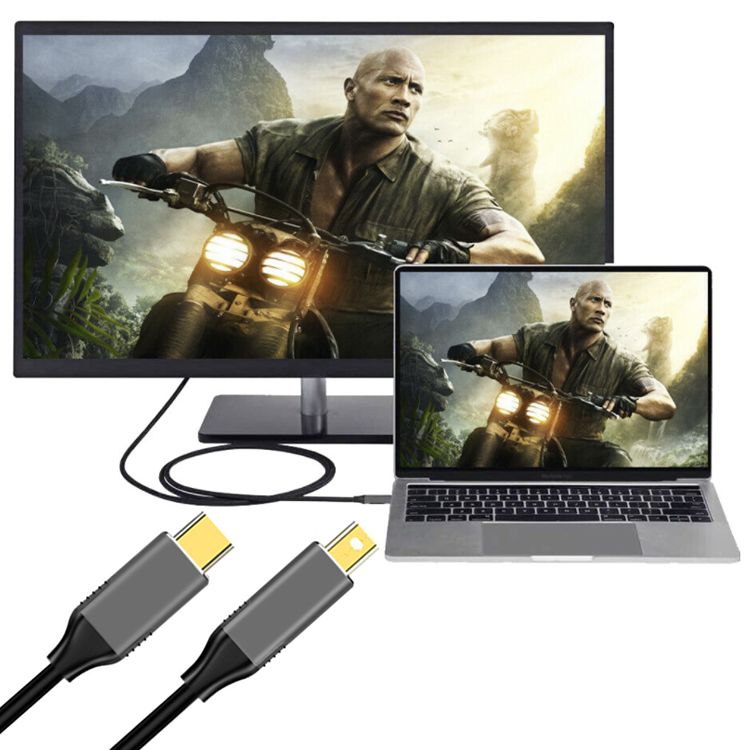 Kabel 4k60Hz USB-C 3.1 na mini DisplayPort 1,8m od domeshop.cz