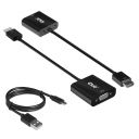 adapter club3D CAC-1302 (0.5 m HDMI Type A (Standard) VGA (D-Sub) Black)