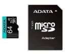 ADATA microSD PremierPro 64GB UHS1 U3 V30 A2+adapter