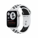 Apple Watch Nike Series 6 GPS, 40mm Silver Aluminium Case with Pure Platinum/Black Nike Sport Band