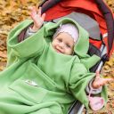 Baby Wrapi Active - Kocyk z rękawami - Groszek