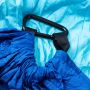Hamak piknikowy ogrodowy survivalowy moskitiera - niebieski