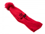 Kominiarka dziecięca czapka zima - czerwona