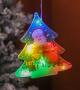 Lampki świąteczne LED w kształcie gwiazdek i choinki – barwa wielokolorowa