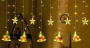 Lampki świąteczne LED w kształcie gwiazdek i choinki – barwa wielokolorowa