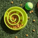 Miska spowalniająca jedzenie dla psa / kota - zielona