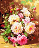 Obraz do malowania po numerach - Bukiet kwiatów 60x75