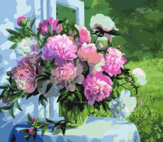 Obraz do malowania po numerach - Kwiaty 60x75