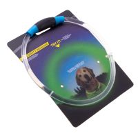 Obroża LED dla psa, obwód szyi 50cm - niebieska