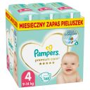 Pampers Premium Pieluchy Monthly Box, Rozmiar 4, 8-14kg, 168szt