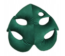 Poduszka dekoracyjna pluszowa w kształcie liścia - typ 3