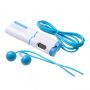 Professional skipping rope with electronic LCD counter - blue and white