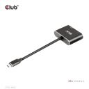 Spliter Club3D CSV-1552 (MST hub USB3.2 Gen2 Type-C(DP™ Alt-Mode) to DisplayPort™ + HDMI™ 4K60Hz M/F)