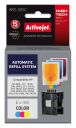 System uzupełnień Activejet ARS-305Col (zamiennik HP301, HP302, HP303, HP304, HP304 ; 6 x 4 ml; kolor)