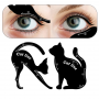 Wielofunkcyjny szablon do malowania oczu (2szt) Cat Eye Card