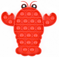 Zabawka sensoryczna PopIt antystresowa w kształcie Homara